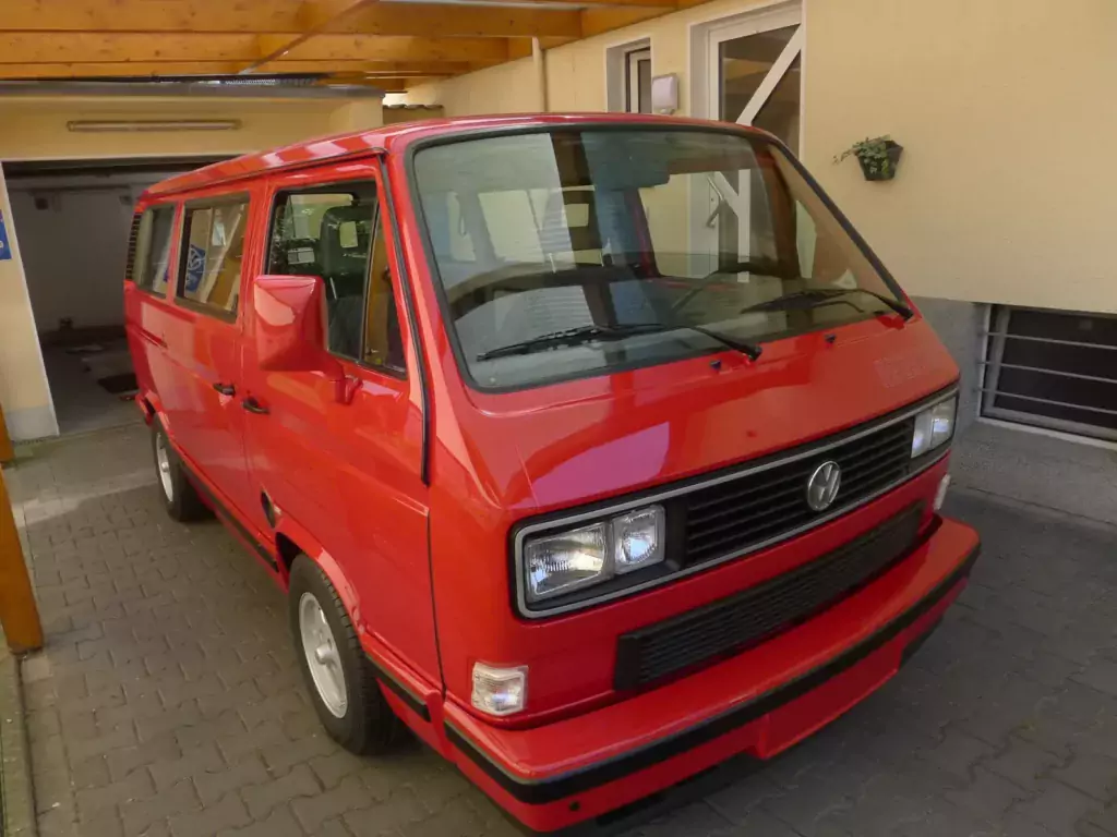 Oldtimergutachten – Vw T3 Bus Rot